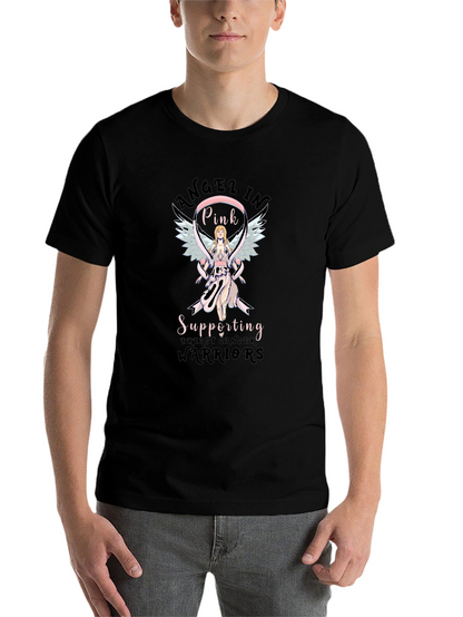 Breast Cancer Awareness Angel In Pink T-Shirt