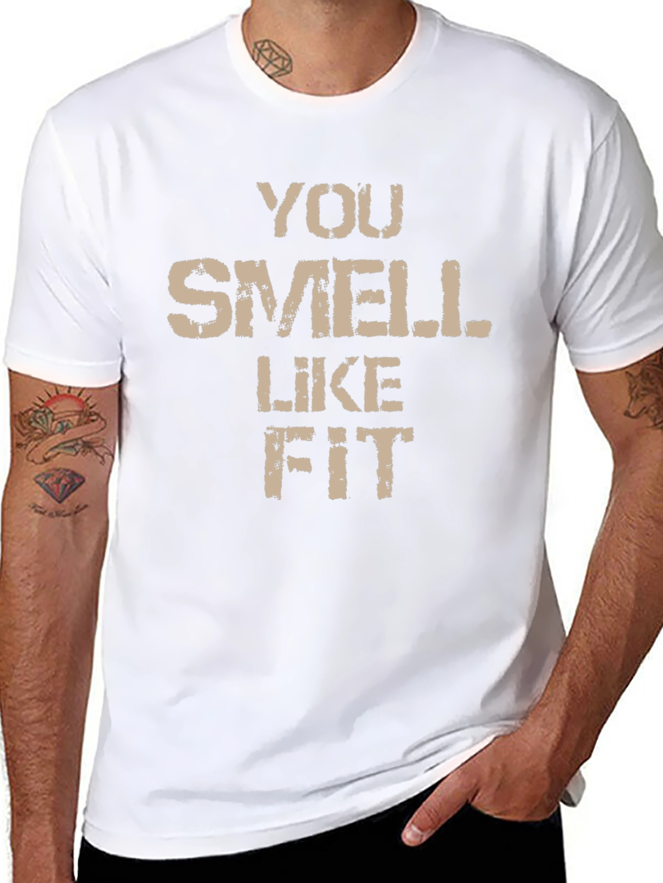 Funny You Smell Like Fit Graphic T-Shirt
