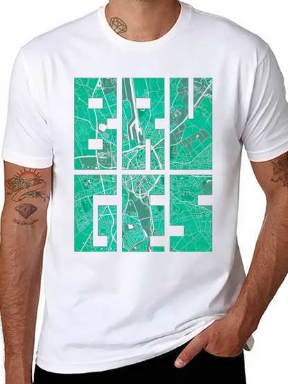 City Map Graphic Tee - Black