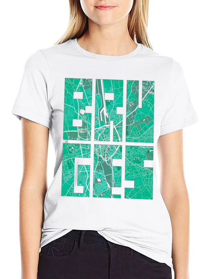 City Map Graphic Tee - Black