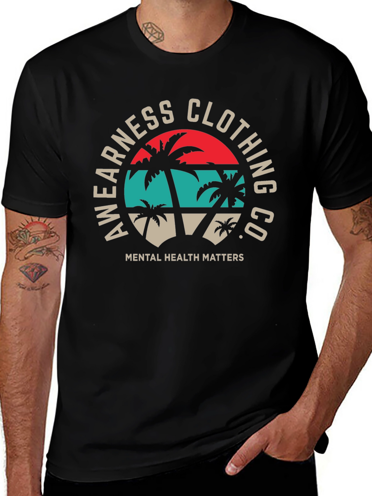 Awareness Clothing Co. Mental Health Tee