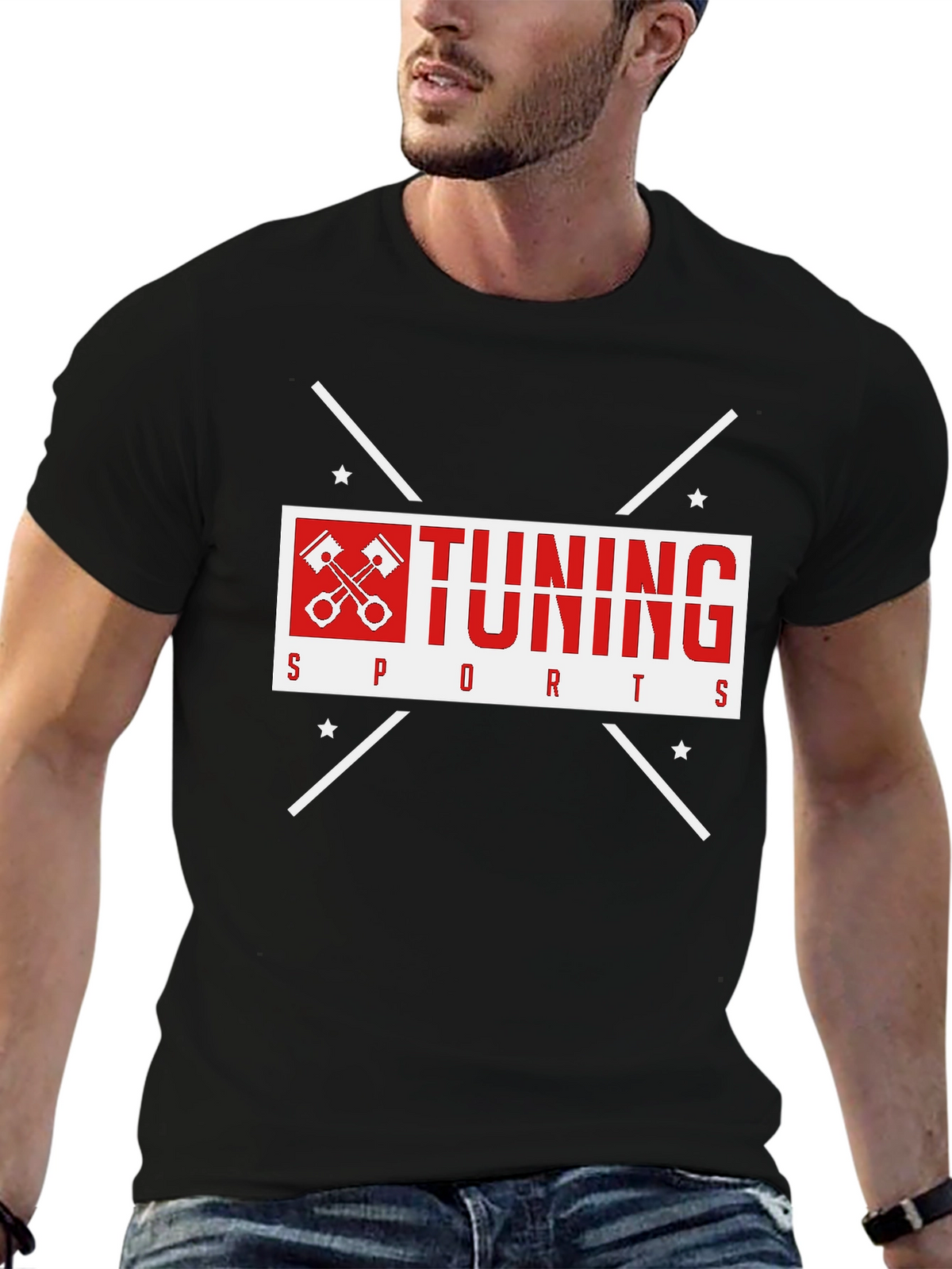 Tuning Sports Black T-Shirt