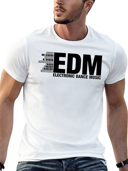 EDM Electronic Dance Music Graphic Black T-Shirt