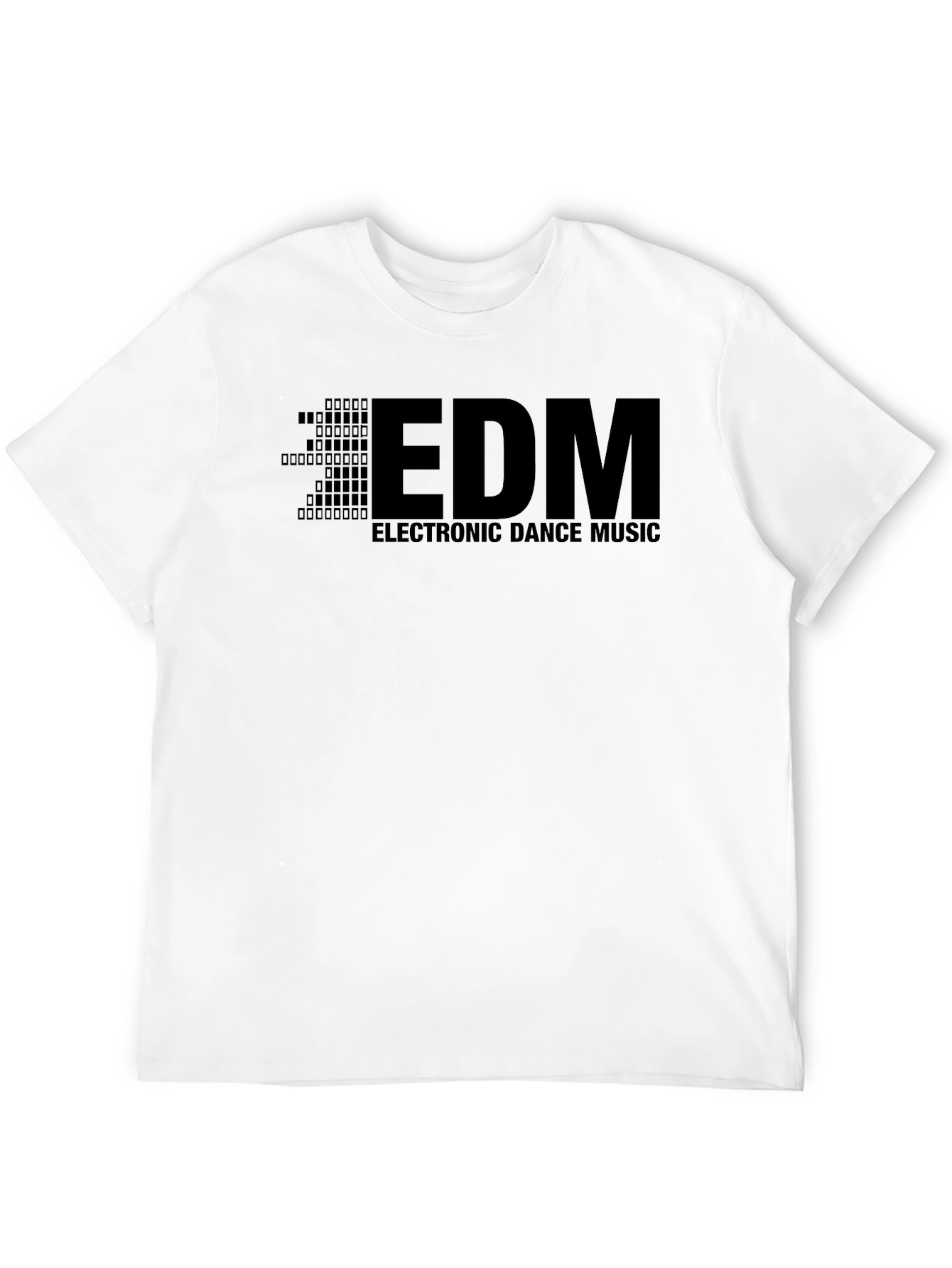 EDM Electronic Dance Music Graphic Black T-Shirt