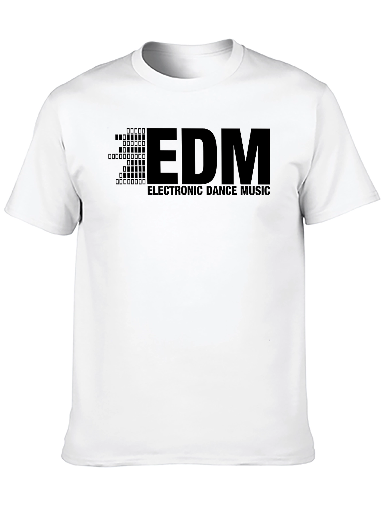 EDM Electronic Dance Music Graphic Black T-Shirt