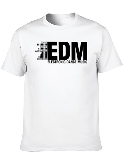 EDM Electronic Dance Music Graphic Black T-Shirt