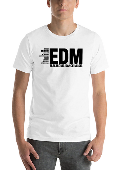 EDM Electronic Dance Music Graphic Black T-Shirt