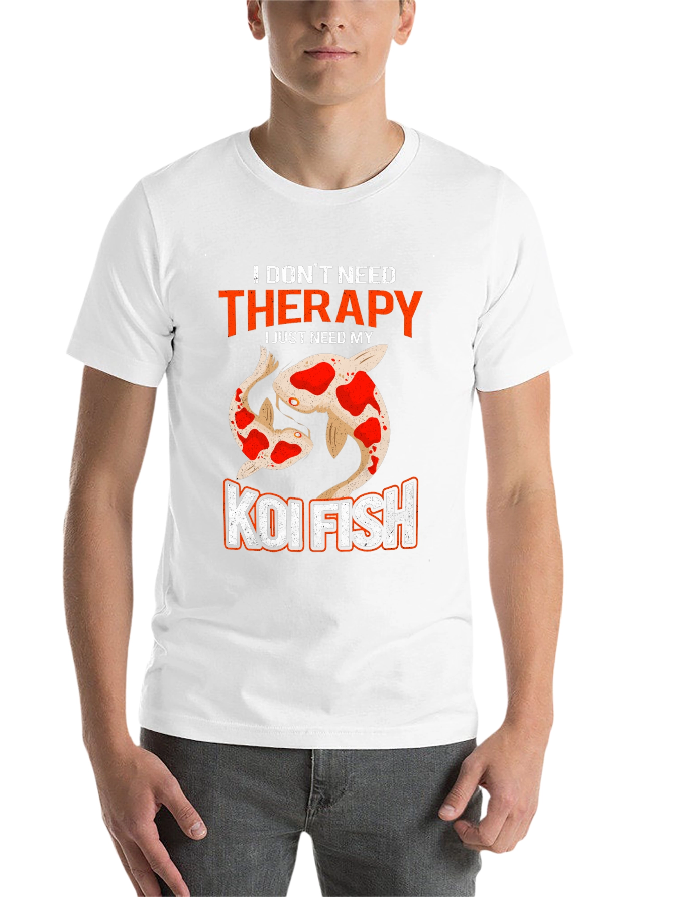 Koi Fish Therapy T-Shirt - Need My Koi