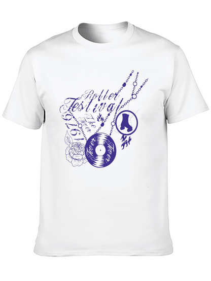 Roller Festival Fever Tee - Stylish Graphic Print T-Shirt