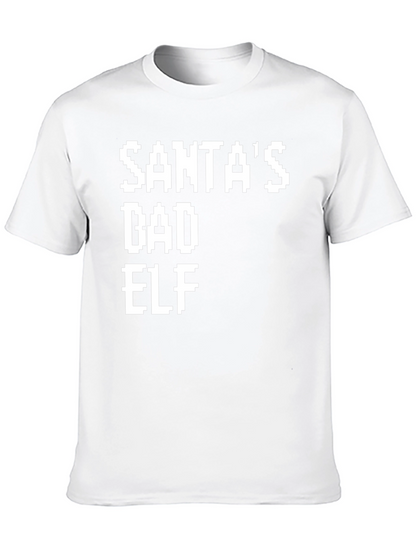 Santas Bad Elf Pixel Tee