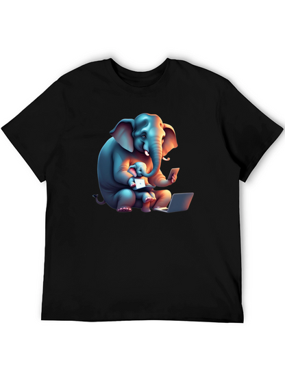 Elephant Family Tech T-Shirt