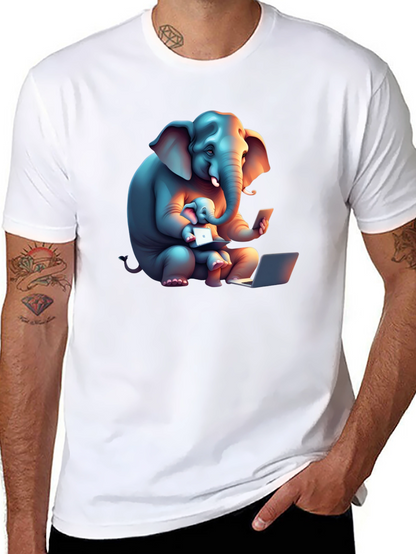 Elephant Family Tech T-Shirt