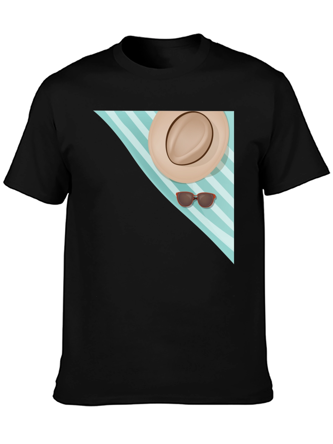Beach Day Graphic Tee - Black