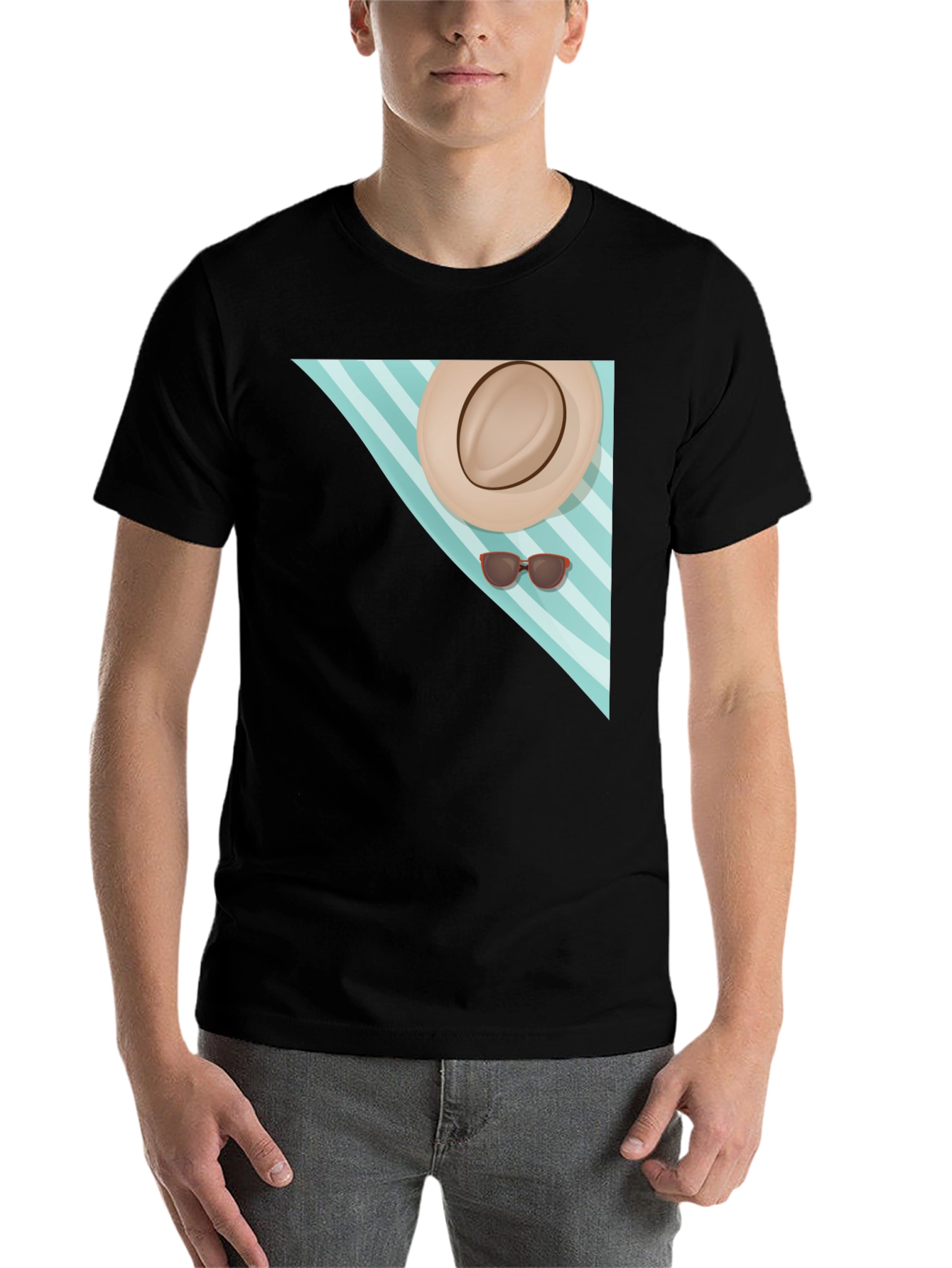 Beach Day Graphic Tee - Black