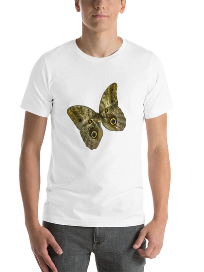 Butterfly Graphic Print Black T-Shirt