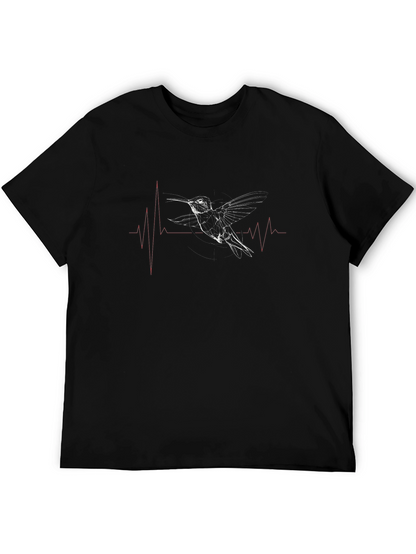 Hummingbird Heartbeat Graphic T-Shirt