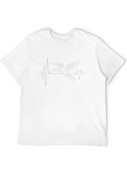 Hummingbird Heartbeat Graphic T-Shirt