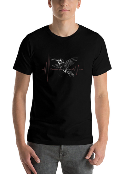 Hummingbird Heartbeat Graphic T-Shirt