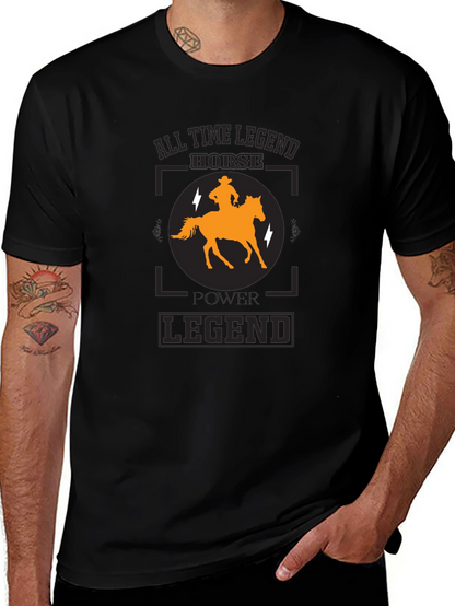 All Time Legend Horse Power Graphic T-Shirt