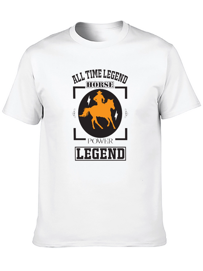 All Time Legend Horse Power Graphic T-Shirt