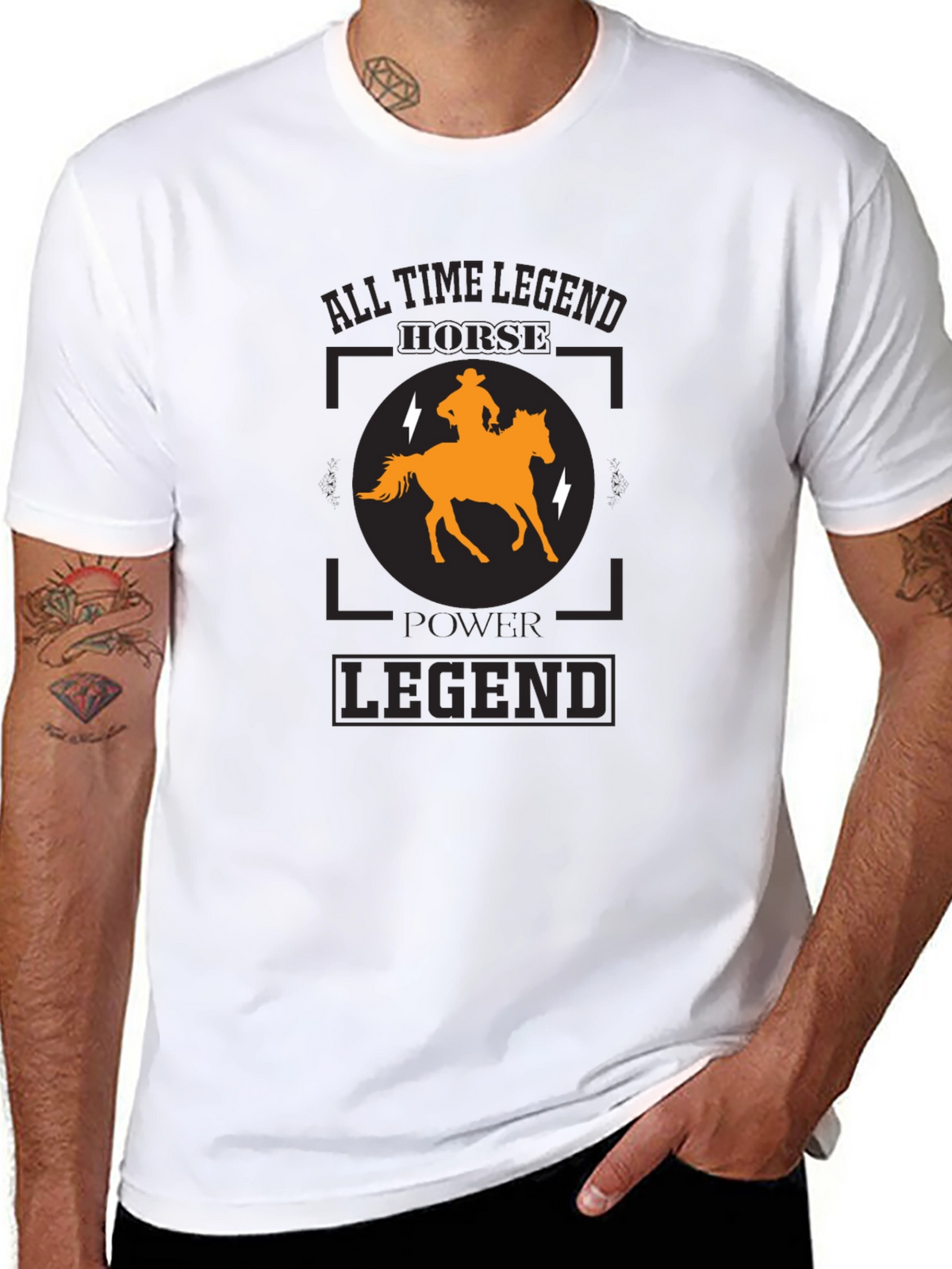 All Time Legend Horse Power Graphic T-Shirt