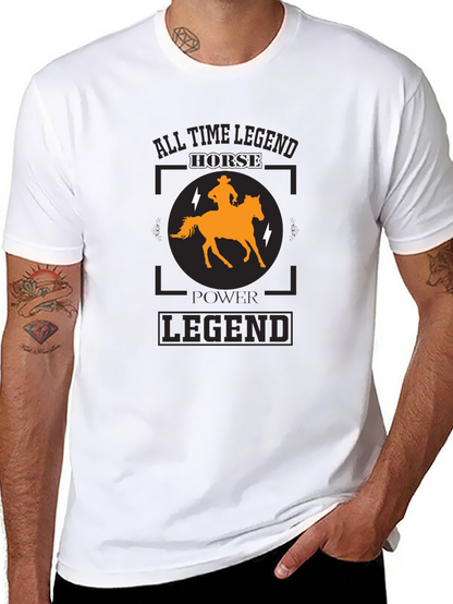 All Time Legend Horse Power Graphic T-Shirt