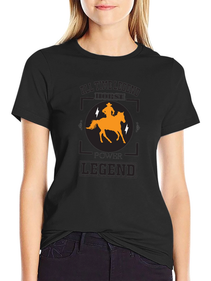 All Time Legend Horse Power Graphic T-Shirt