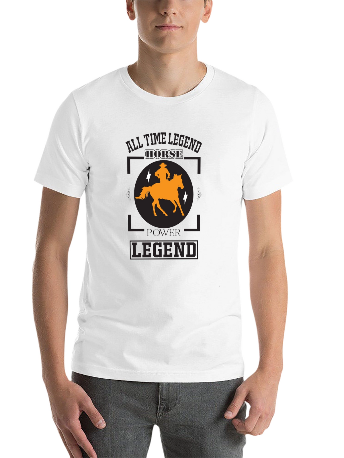 All Time Legend Horse Power Graphic T-Shirt