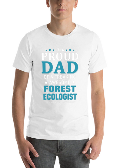 Proud Dad Forest Ecologist Graphic T-Shirt