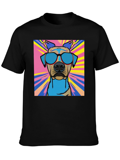 Cool Dog Graphic Tee - Stylish Canine Design