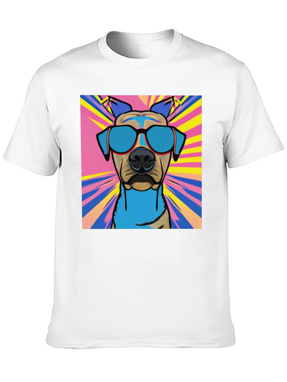 Cool Dog Graphic Tee - Stylish Canine Design