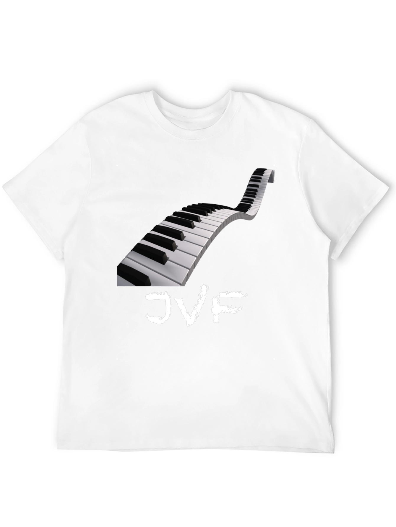 Piano Keys Graphic Tee - JVF Music Shirt