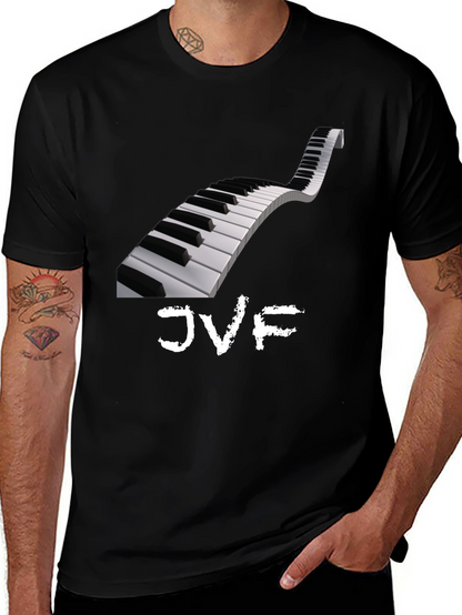 Piano Keys Graphic Tee - JVF Music Shirt