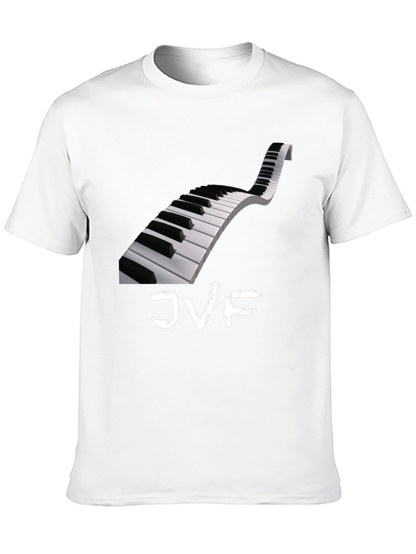 Piano Keys Graphic Tee - JVF Music Shirt