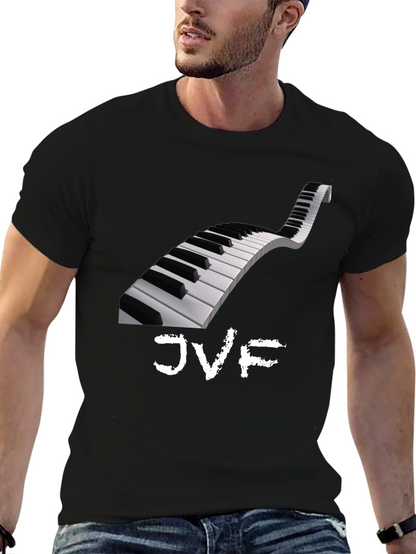 Piano Keys Graphic Tee - JVF Music Shirt