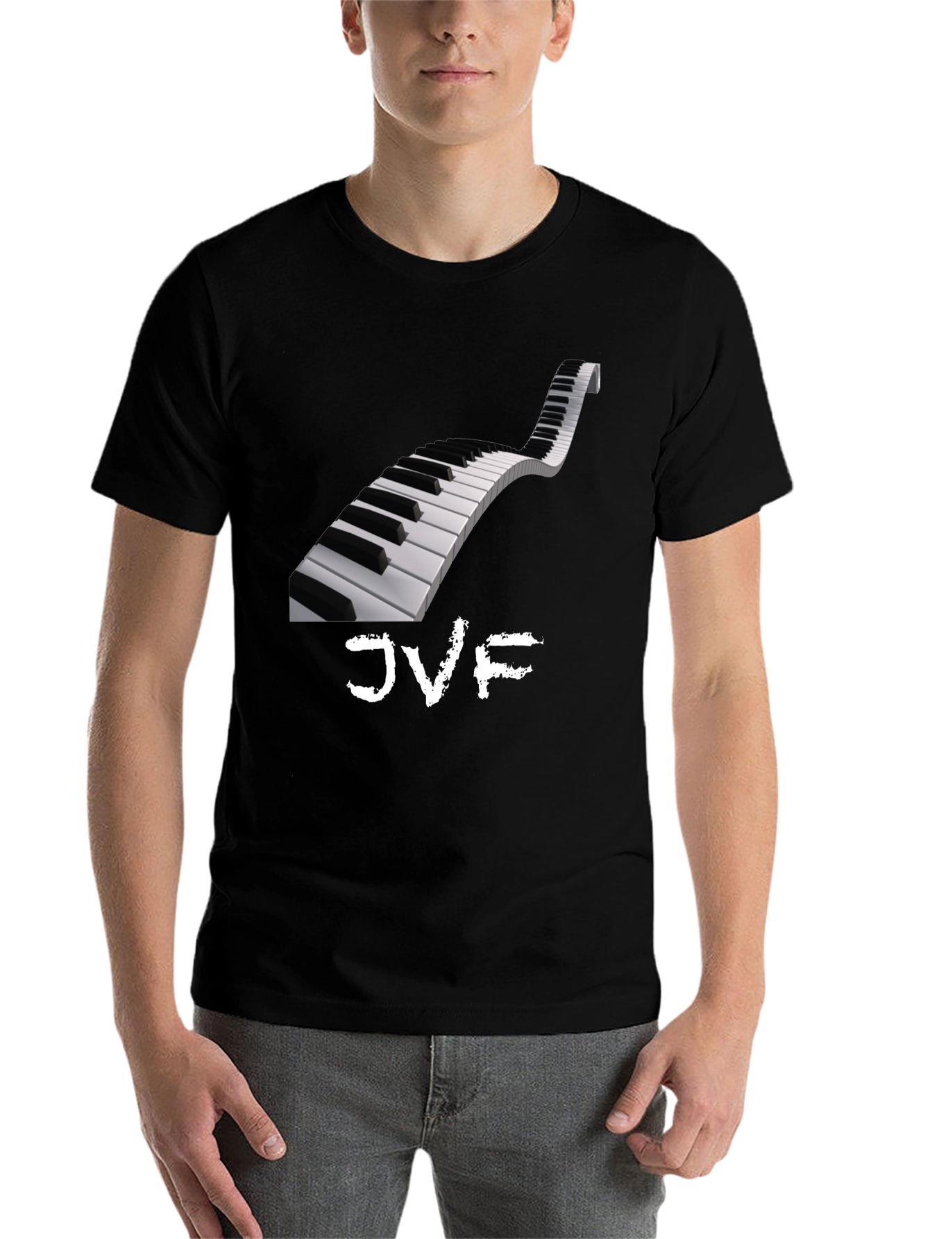 Piano Keys Graphic Tee - JVF Music Shirt