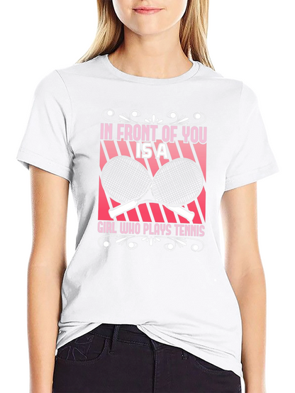Tennis Girl Graphic T-Shirt