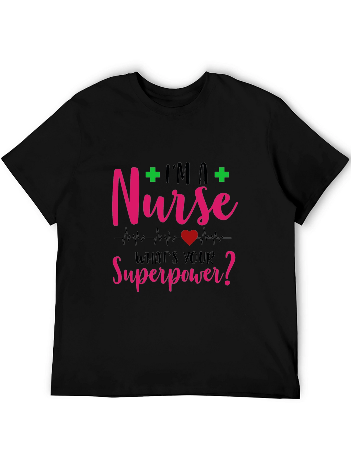 Nurse Superpower Graphic T-Shirt