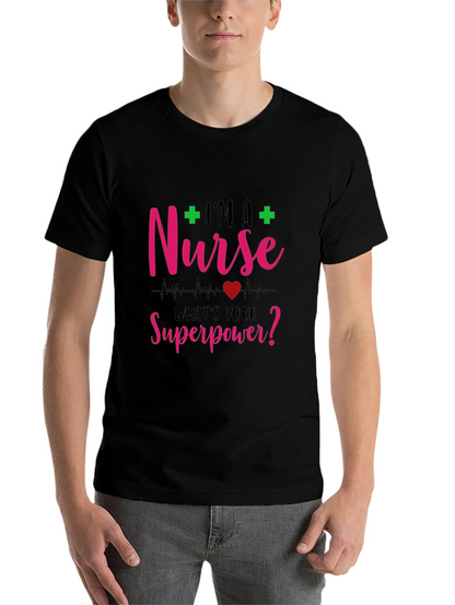 Nurse Superpower Graphic T-Shirt