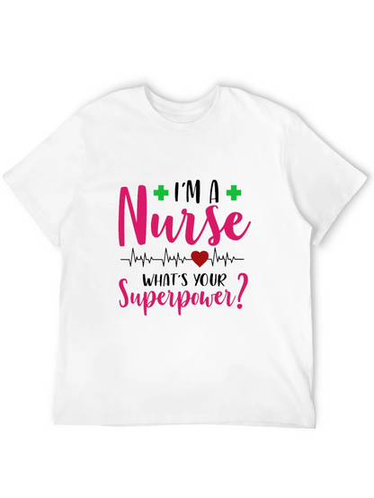 Nurse Superpower Graphic T-Shirt