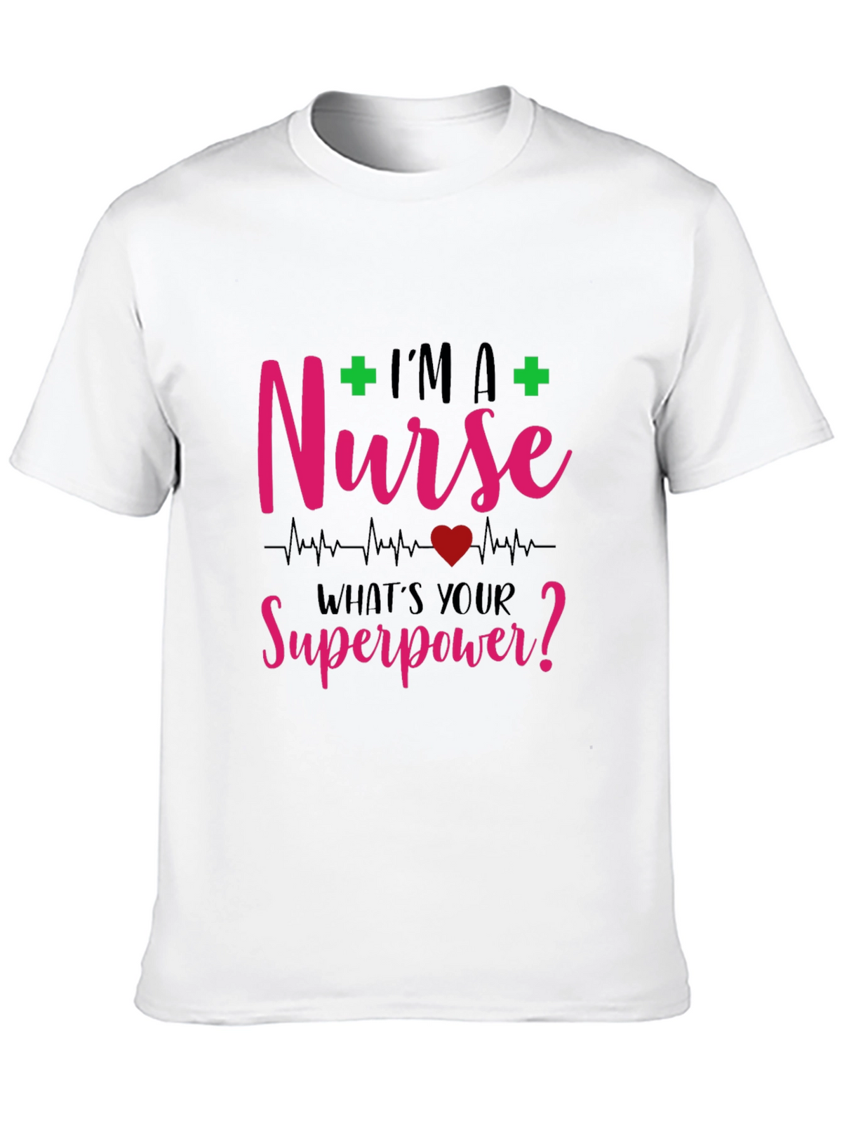 Nurse Superpower Graphic T-Shirt