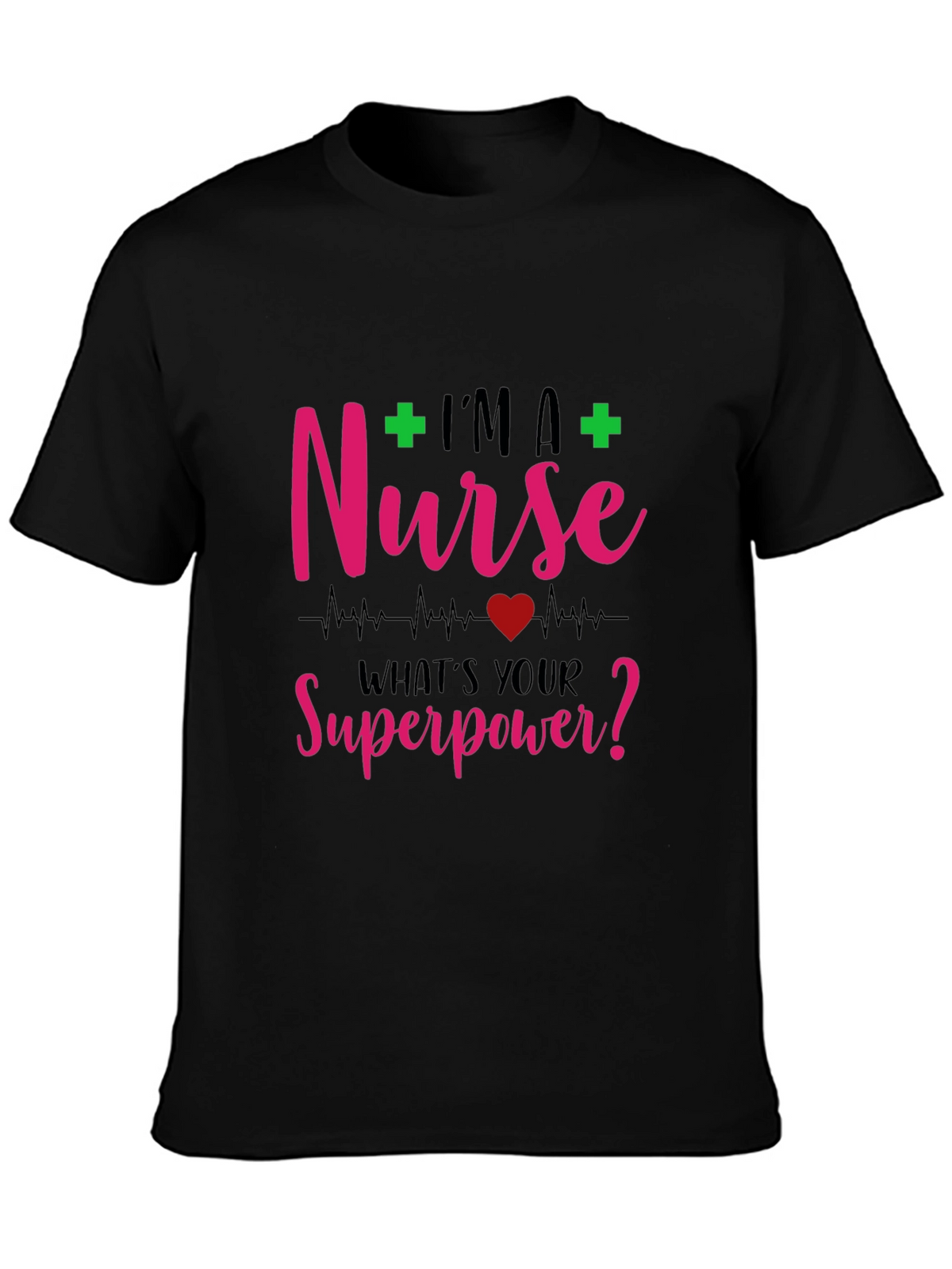 Nurse Superpower Graphic T-Shirt