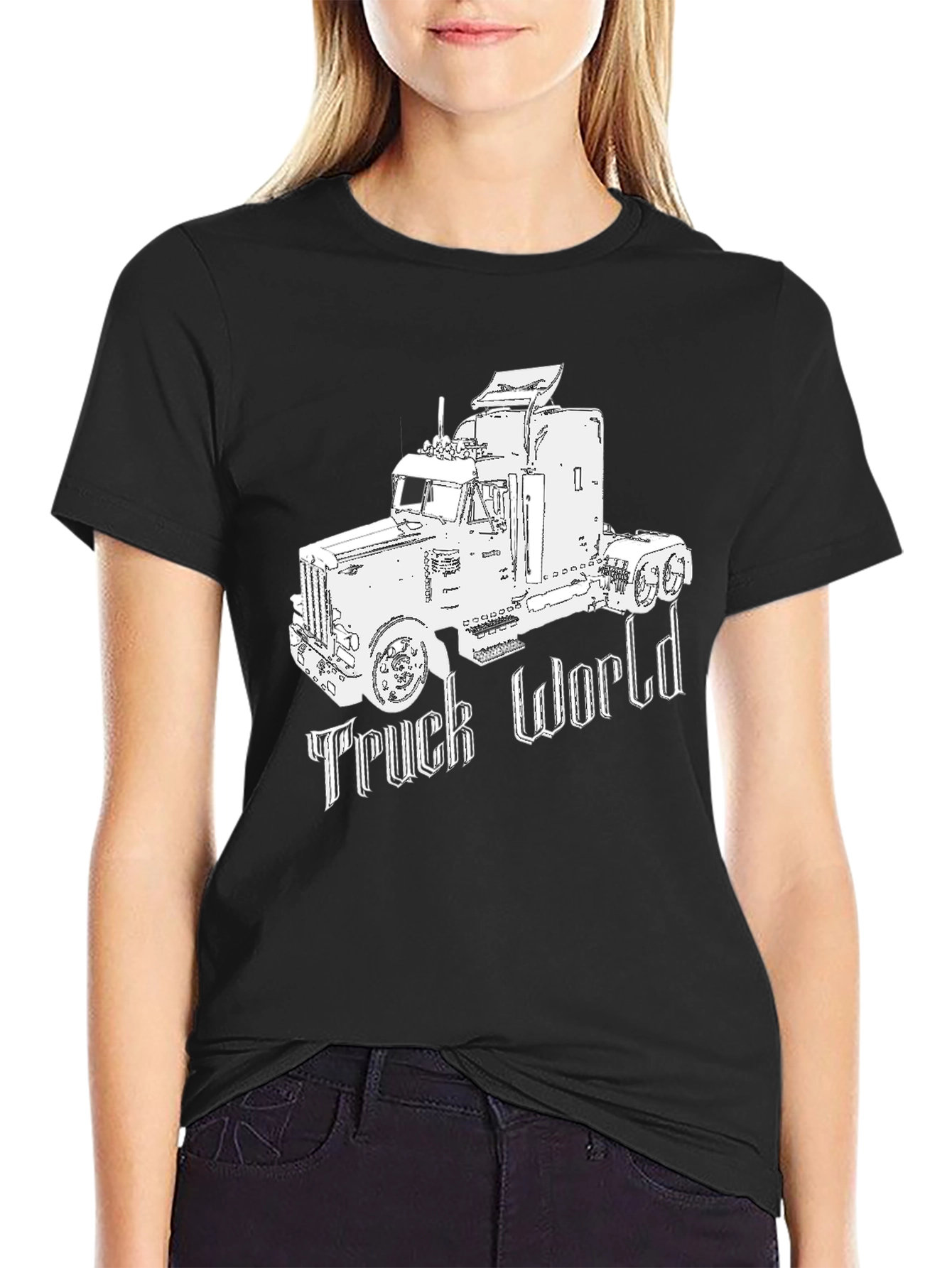 Truck World Black T-Shirt