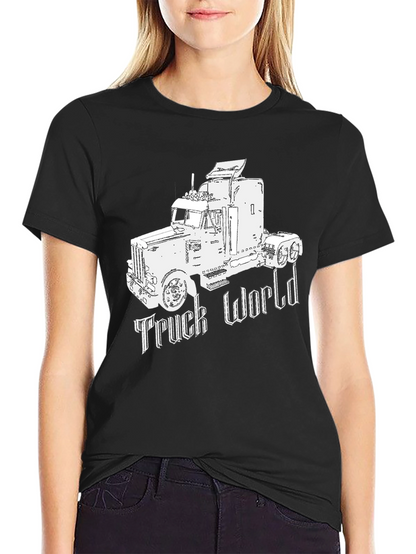 Truck World Black T-Shirt