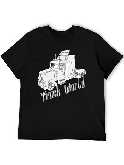 Truck World Black T-Shirt