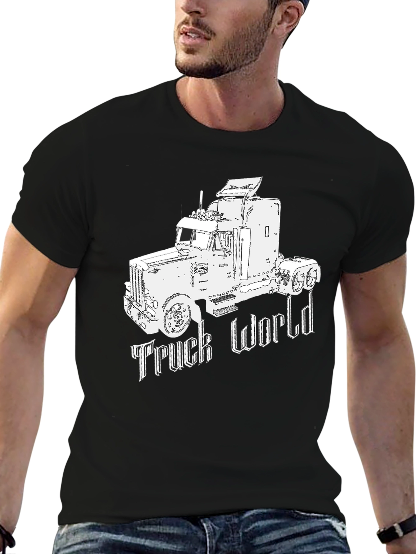 Truck World Black T-Shirt