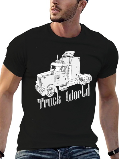 Truck World Black T-Shirt
