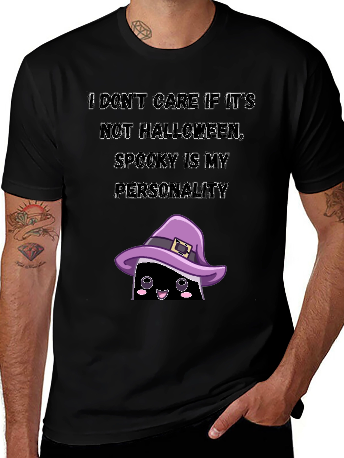 Spooky Personality Graphic T-Shirt - Halloween Everyday Tee