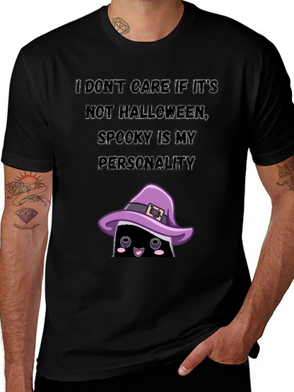 Spooky Personality Graphic T-Shirt - Halloween Everyday Tee
