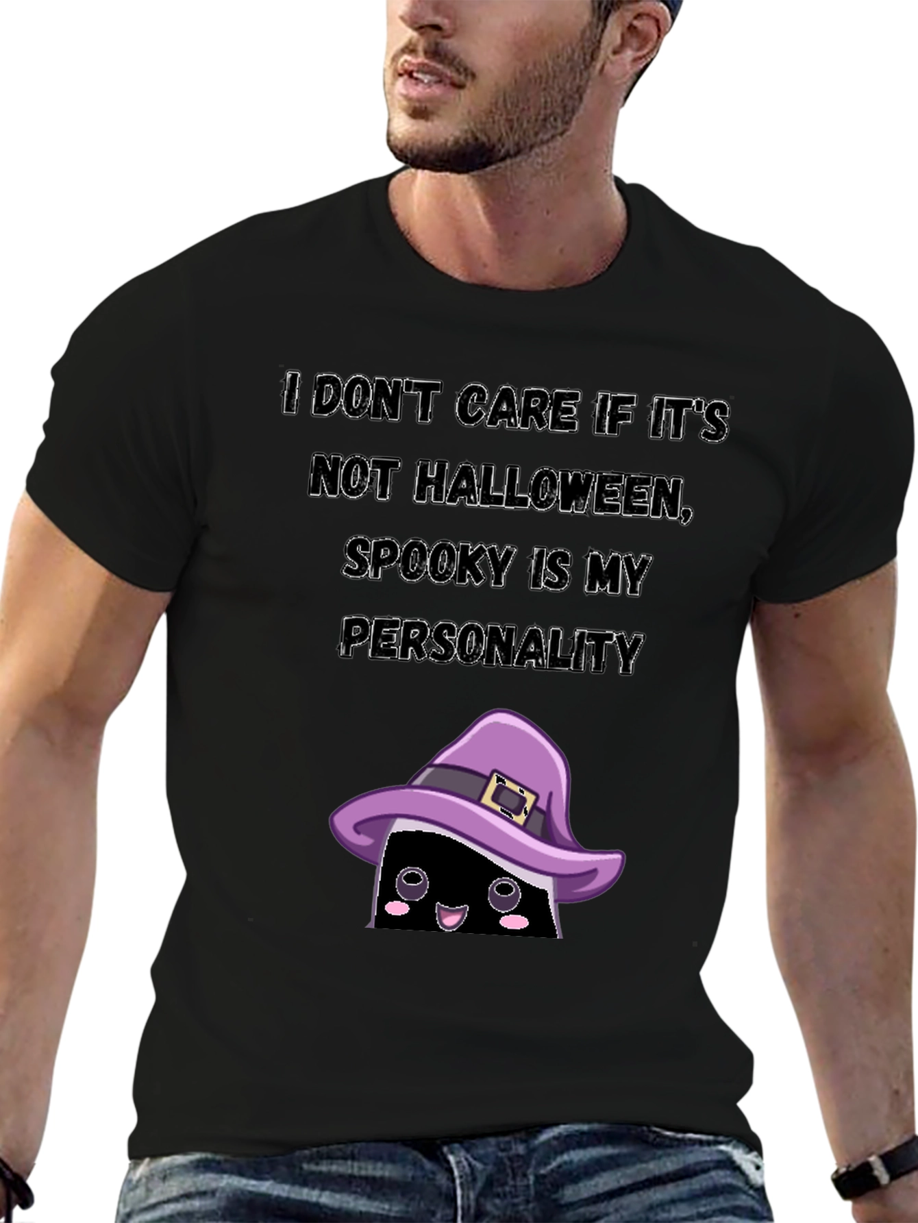 Spooky Personality Graphic T-Shirt - Halloween Everyday Tee